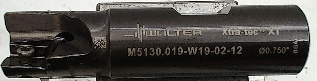 Lot 150-1132 Walter M5130.019-W19-02-12 Indexable square shoulder end mill