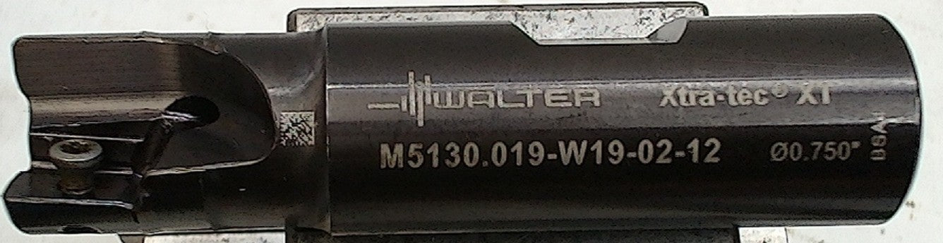 Lot 150-1132 Walter M5130.019-W19-02-12 Indexable square shoulder end mill