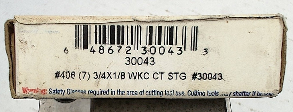 Lot 150-1134 Unidentified 0.75 x 0.125 carbide tipped woodruff keyseat cutter