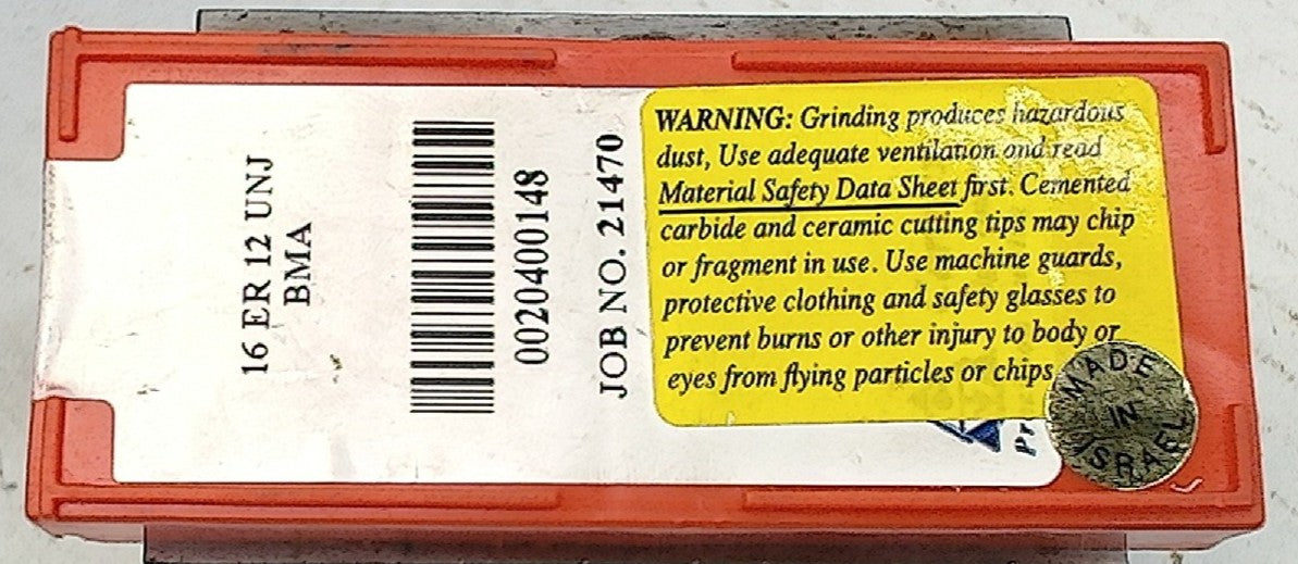 Lot 200-1205 Carmex 16 ER 12 UNJ BMA Laydown threading inserts