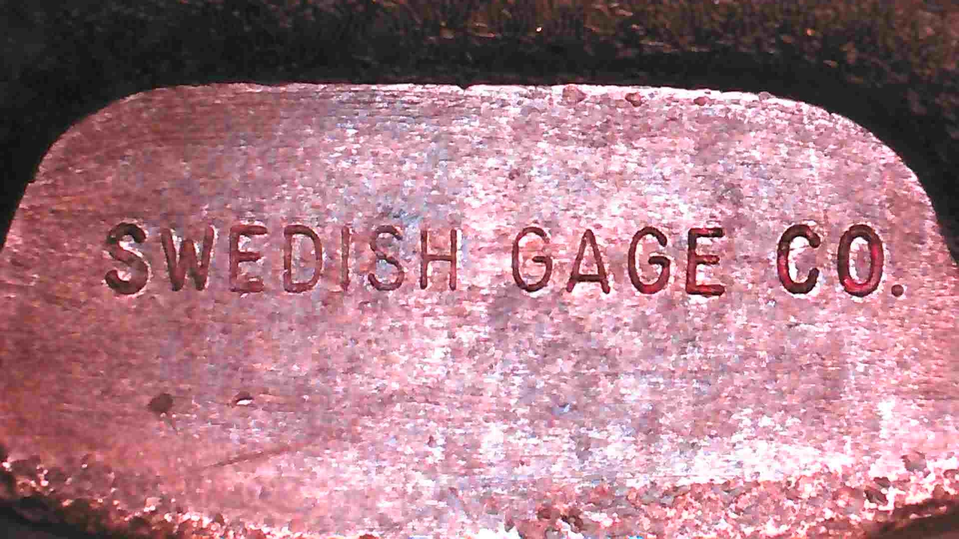 Lot 900-1001 Vintage Swedish gage Co. No.2 snap gage