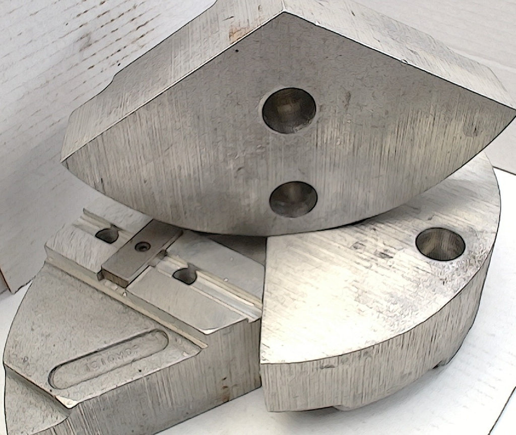 Lot 250-1090 Abbot workholding TG10MDP, American Standard Tongue & Groove Pie Jaws