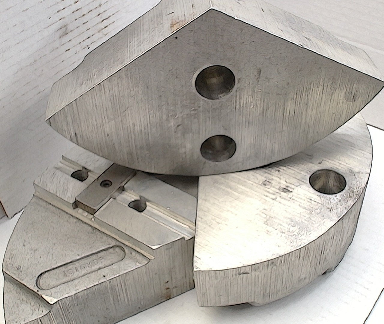 Lot 250-1090 Abbot workholding TG10MDP, American Standard Tongue & Groove Pie Jaws