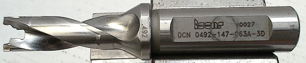 Lot 250-1101 Iscar DCN 049-147-063A-3D .492 Replaceable tip drill