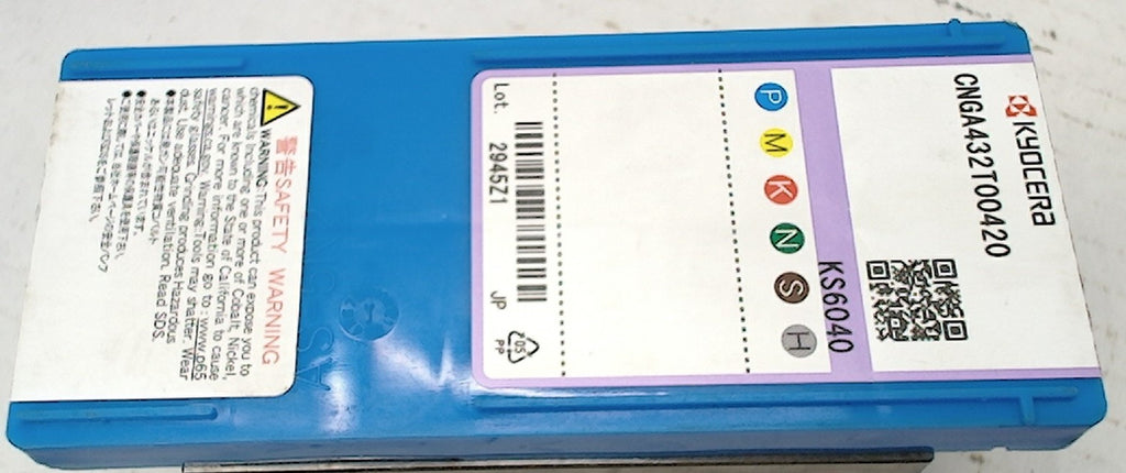 Lot 200-1214 Kyocera CNGA432T00420 Indexable Ceramic turning inserts