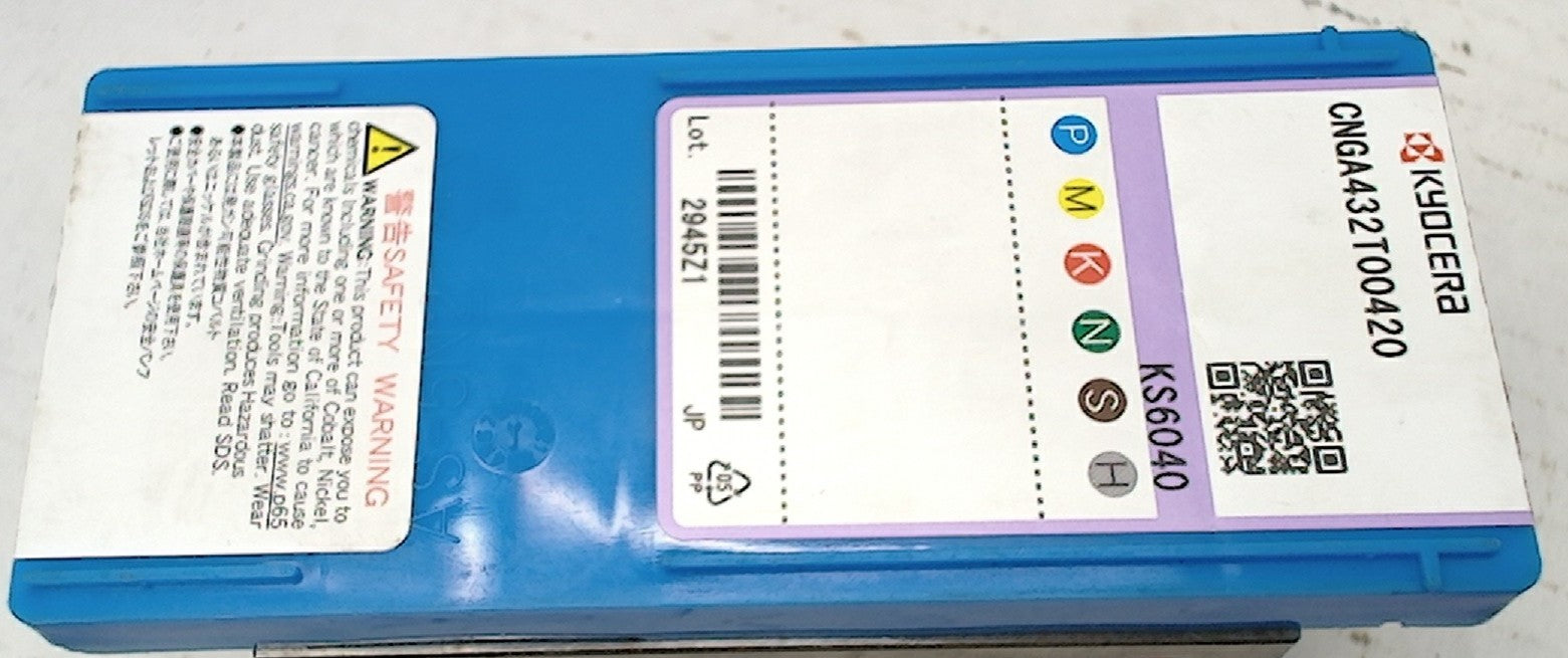 Lot 200-1214 Kyocera CNGA432T00420 Indexable Ceramic turning inserts