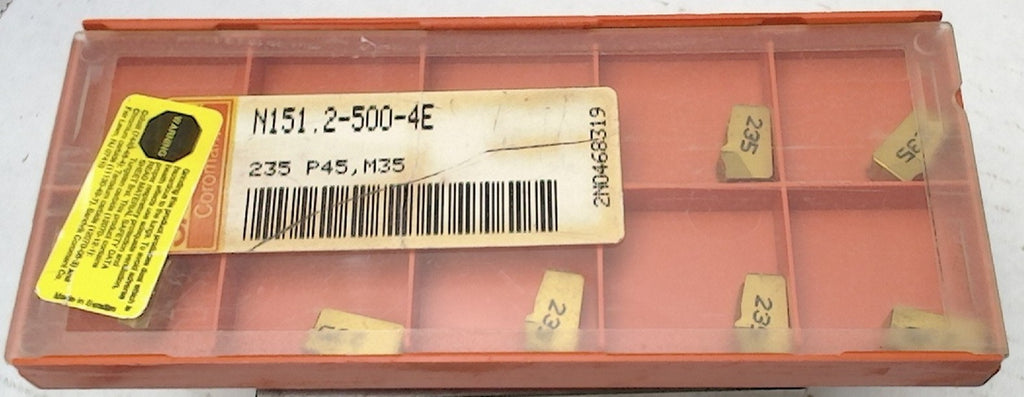 Lot 200-1215 Sandvik N151.2-500-4E Cut off inserts