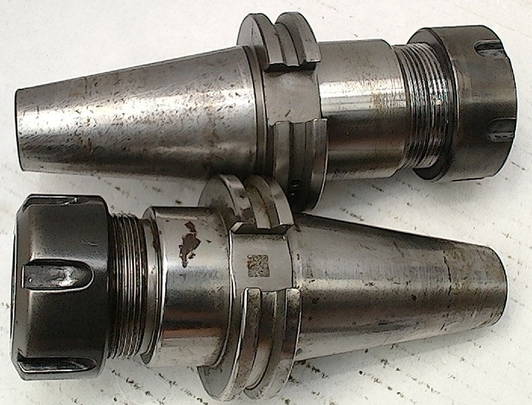 Lot 800-1013 Used Cat40-ER32 tool holders With nuts